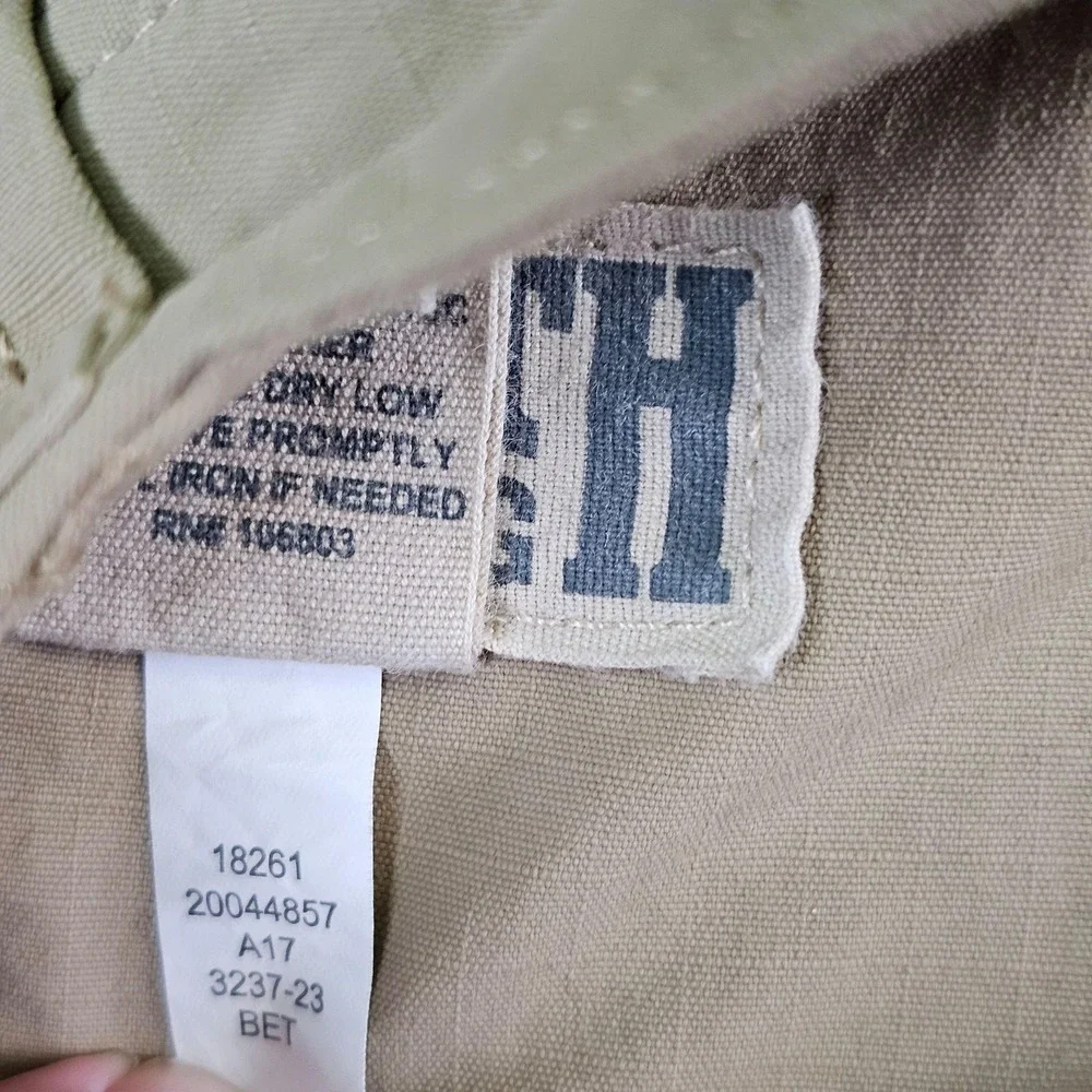 Duluth Trading Co Cargo Pants Mens 40x30 Beige Nylon Lightweight Hiking Outdoor
